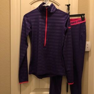 Women’s Nike Pro Dri-Fit L/S Top & Leggings Set